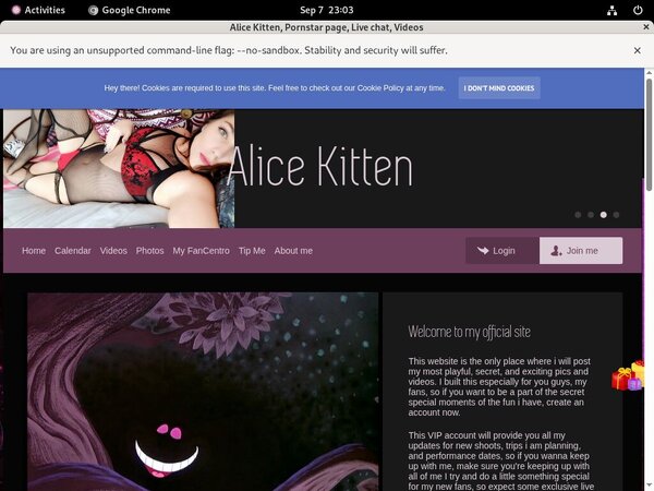 Alice Kitten With Pay Safe Card