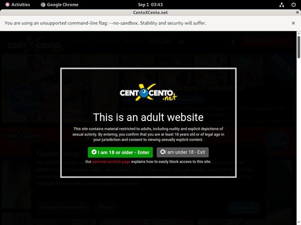 Centoxcento.net Chat
