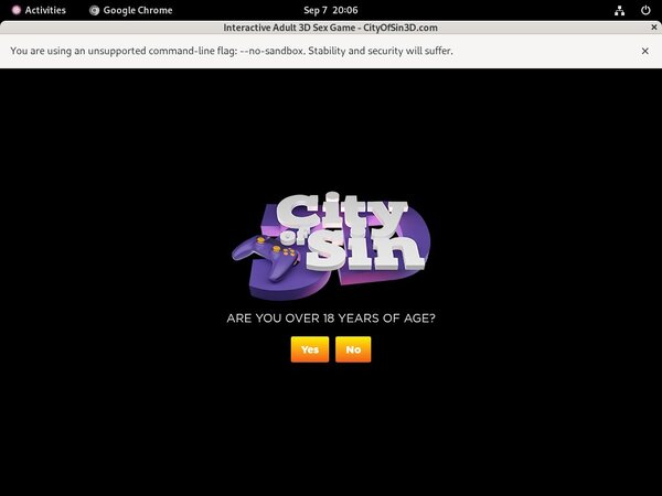 City Of Sin 3D Guys