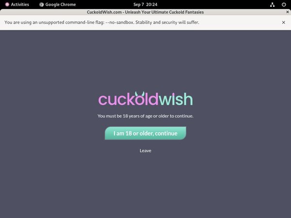 Cuckoldwish Account 2015