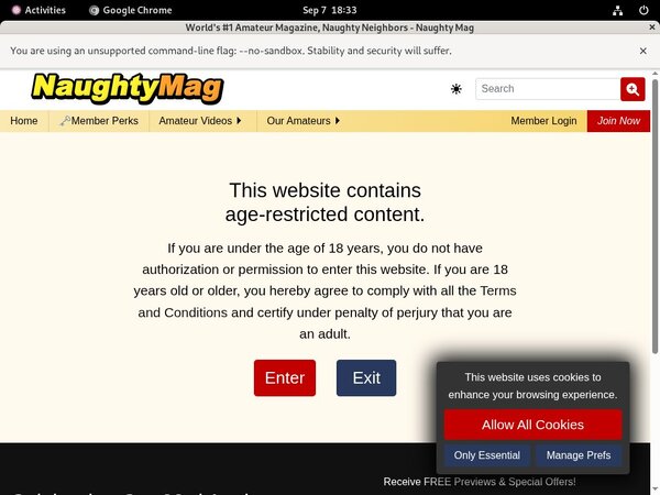 Discount Naughty Mag Trial