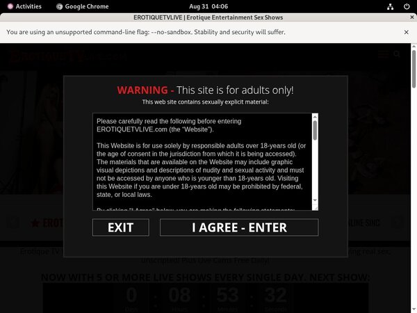 Erotique TV Trial Deal Erotique TV Trial Deal