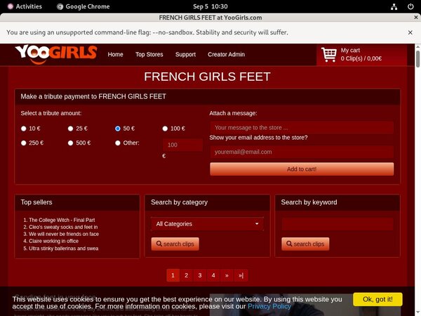 FRENCHGIRLSFEET Home