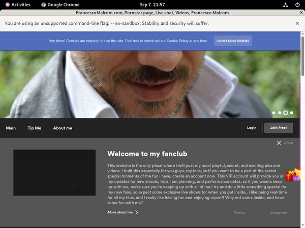 FrancescoMalcom.com Paypal Sign Up