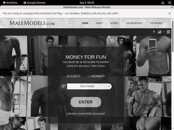 Free Male Models Discount