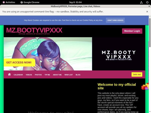 Free MzBootyVIPXXX Account