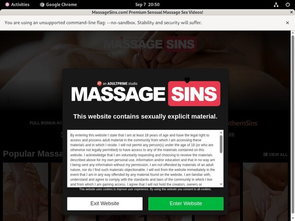 Free Password To Massagesins.com