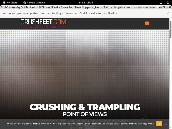 Get A Free Crushfeet Membership