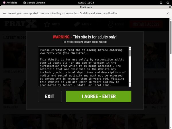 Get Free Fraternity X Passwords