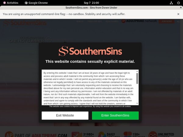 Get Into Southernsins Free