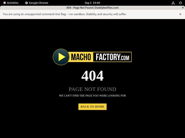 Gratis Macho Factory