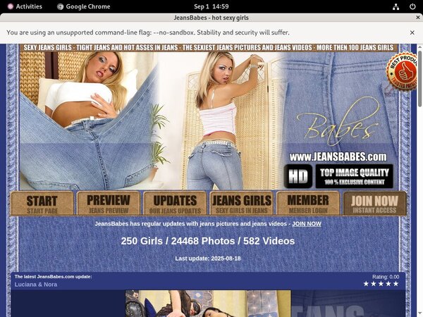 Jeansbabes Pass Word