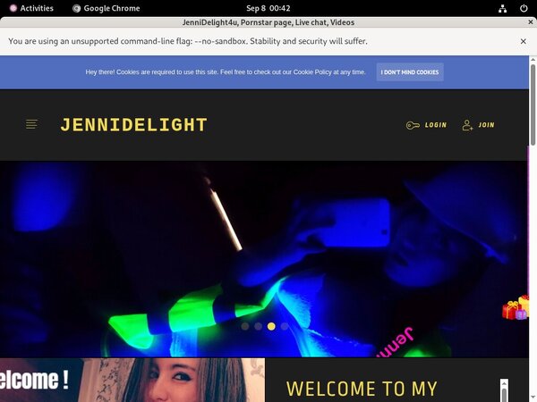 Jennidelight4u.modelcentro.com Sign