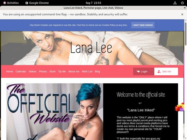 Lana Lee Inked Receive Discount