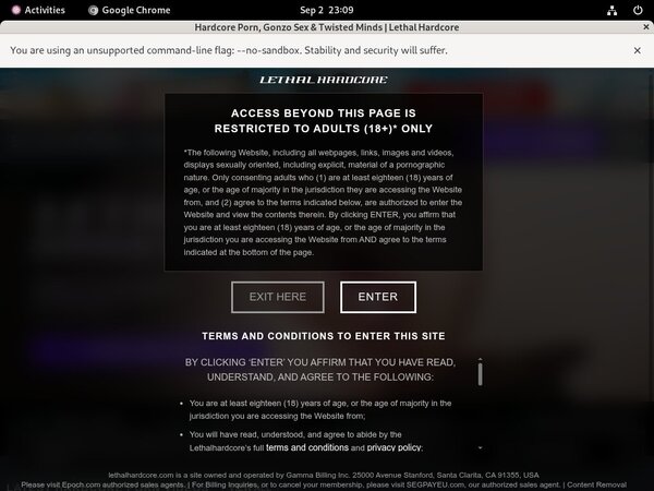 Lethalhardcore.com Epoch Page