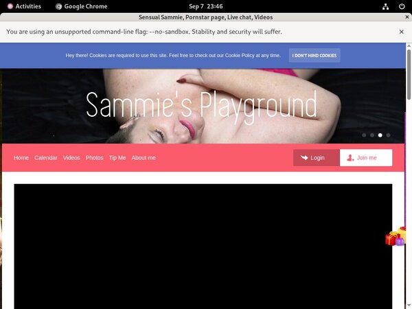 Login Sensual Sammie