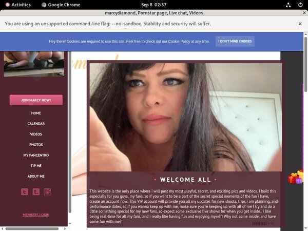 Marcydiamond Signup