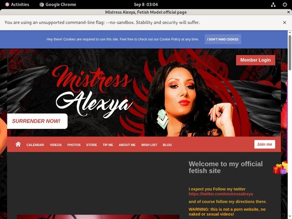 MistressAlexya Using Pay Pal