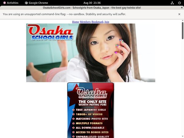 Osaka Schoolgirls Login Passwords