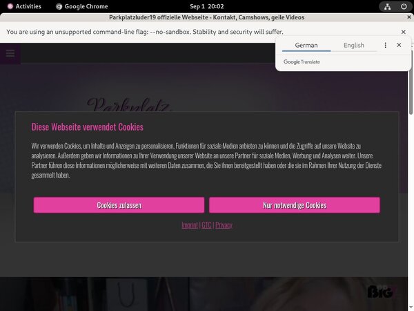 Parkplatzluder19.com Network Password