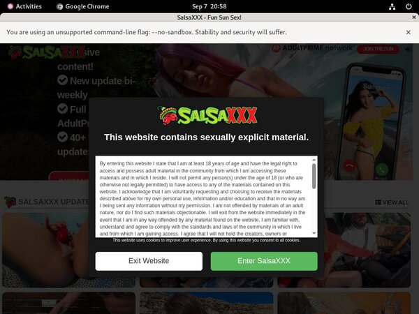 Salsaxxx.com Account Paypal