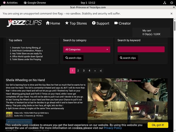 Scat-princess Free Trial Pass