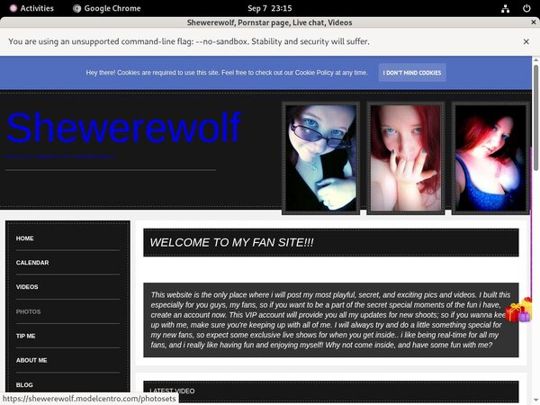 Shewerewolf Sign Up