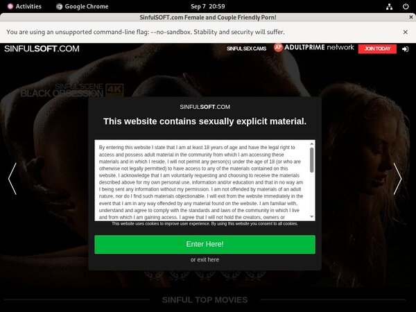 Sinfulsoft.com Account Online