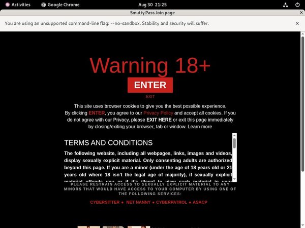 Smuttypass Member Login