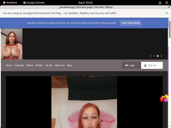 Snowbunnyy.com Sex Pics