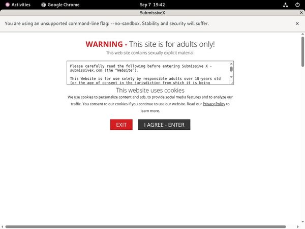 Submissivex Free Trial 2018