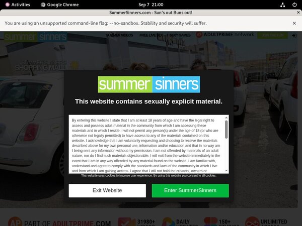 Summersinners Join With ClickandBuy