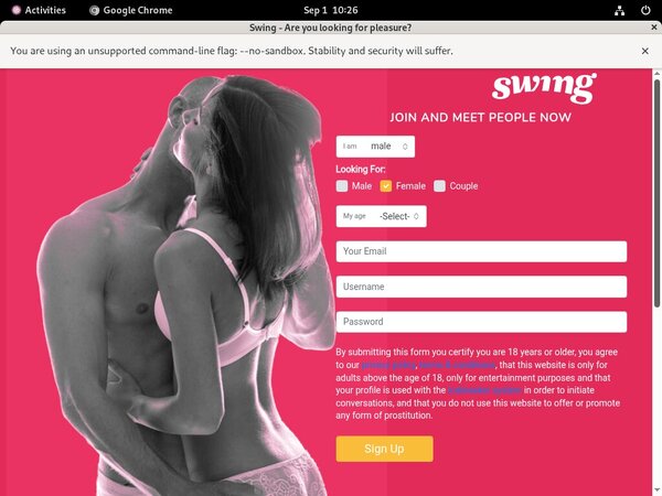 Swing.net Porn Account