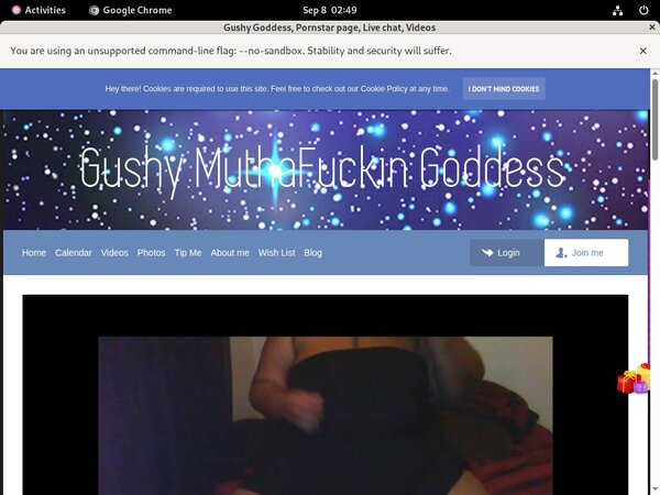 Trial Membership For Gushy Goddess