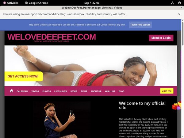 WeLoveDeeFeet Billing Form
