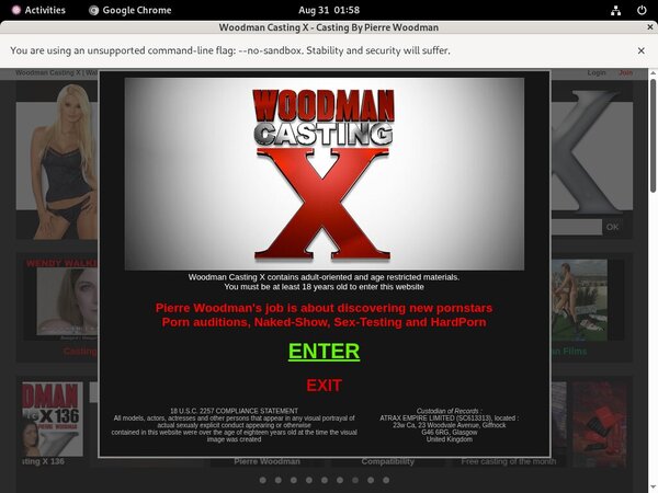 Woodmancastingx.com Membership Trials