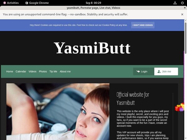 Yasmibutt.modelcentro.com Web