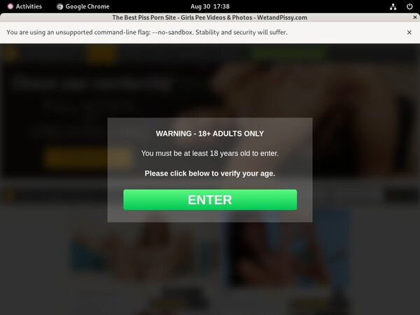 Accounts For Wet And Pissy