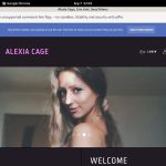 Alexia Cage Accounts Working